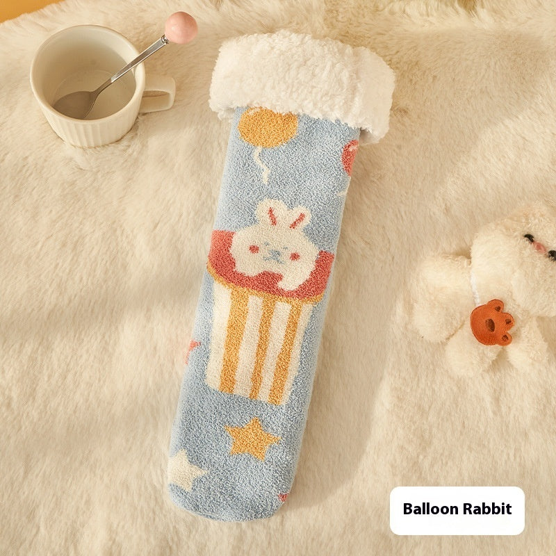 Lamb Fleece Room Socks Children's Tube Socks Buy Center