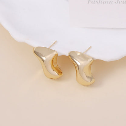 Buy Center Special-Fashion Three-dimensional Geometric Irregular Boots Ear Studs