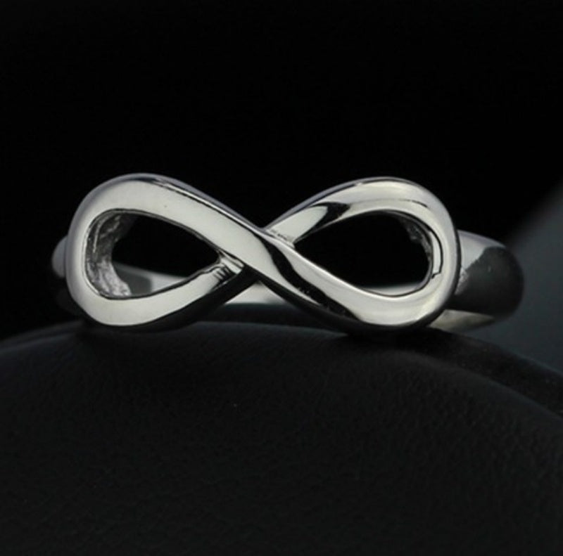 Just Arrived at Buy Center: S925 Infinite Symbol Jewelry Personalized Name Carving Ring Ornament