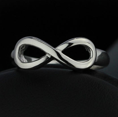 Just Arrived at Buy Center: S925 Infinite Symbol Jewelry Personalized Name Carving Ring Ornament