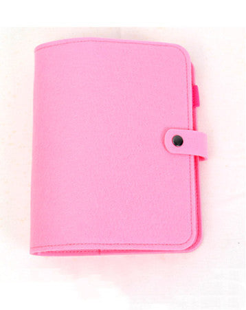 Fresh Arrivals at Buy Center: Felt Personality Creative Loose-leaf Note Diary Pink