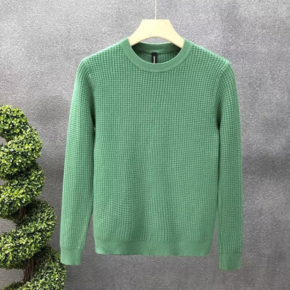 Loose Round Neck Sweater Men's Knitted Shirt Buy Center