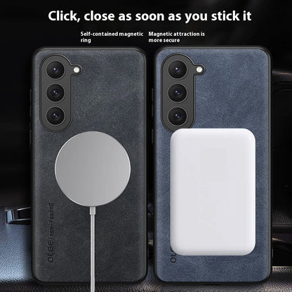 Newly Released at Buy Center: Phone Case Car Magnetic Wireless Charger Sheepskin Protective Cover