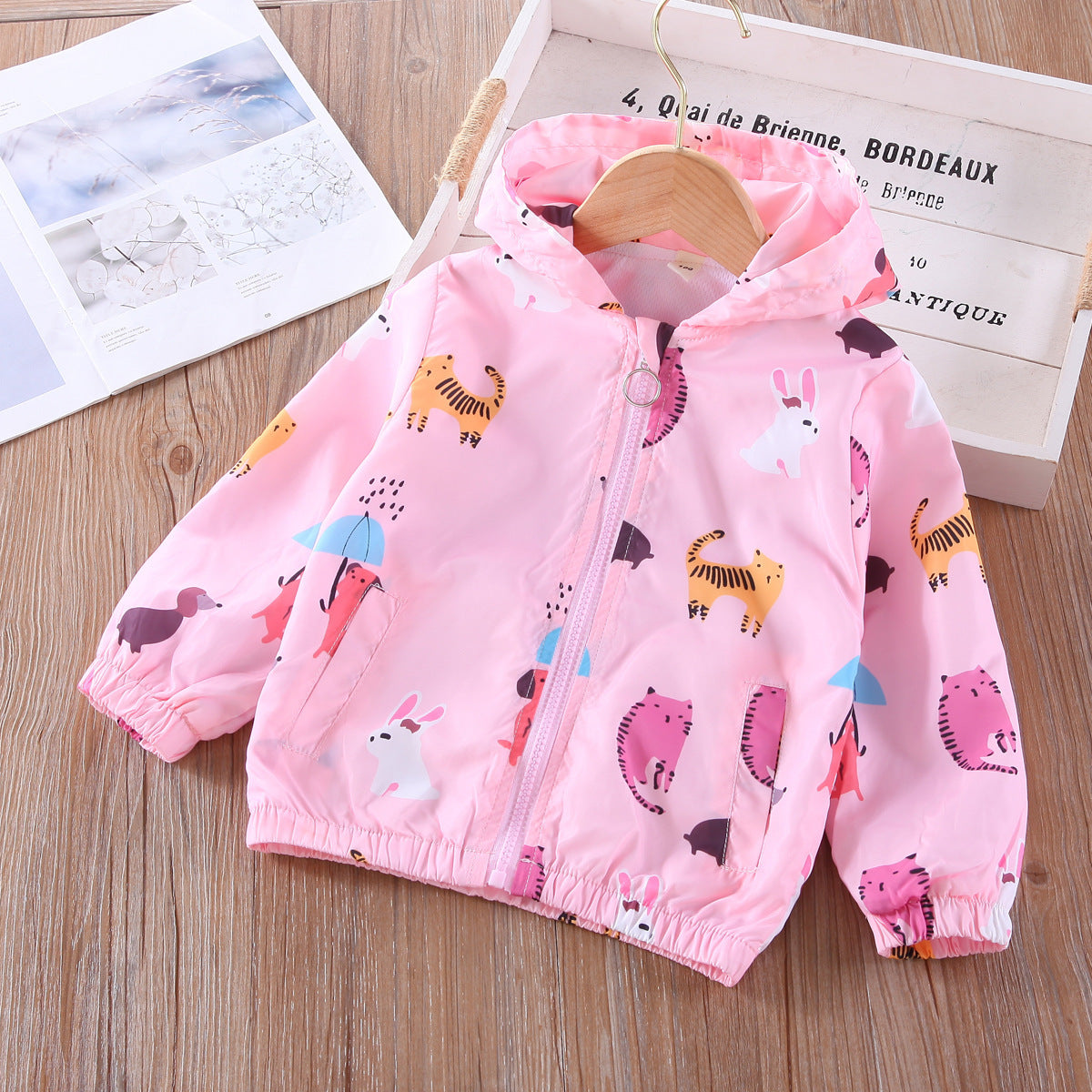 Fresh Arrivals at Buy Center: Girls' Printed Cartoon Jacket 80606030