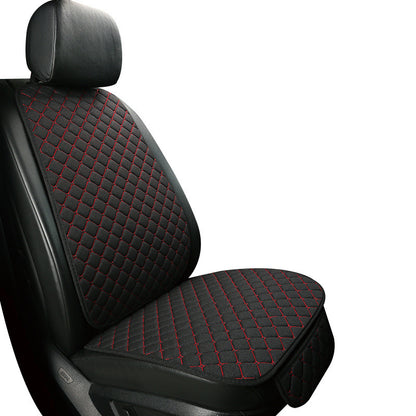 Fresh Arrivals at Buy Center: Linen Car Seat Cushion Universal Car Cushion Black And Red