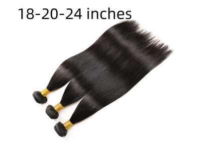 Buy Center Top Pick- Brazilian real hair wig 18and20and24 three piece set