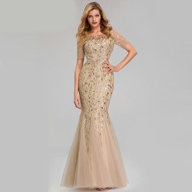 Temperament Mermaid Dress | Women's Clothing-Weddings & Events-Flowe | Buy Center