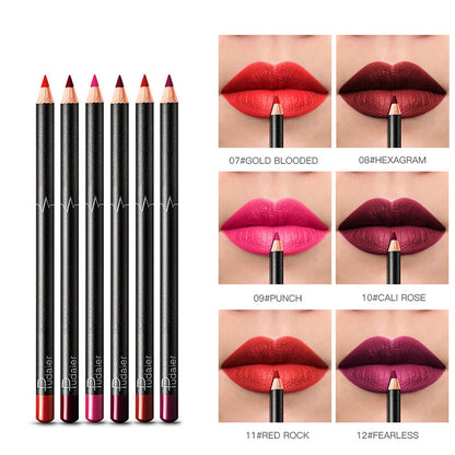 Fresh on the Scene at Buy Center: 36 Color Lip Liner Waterproof Non-smudge Nude Color