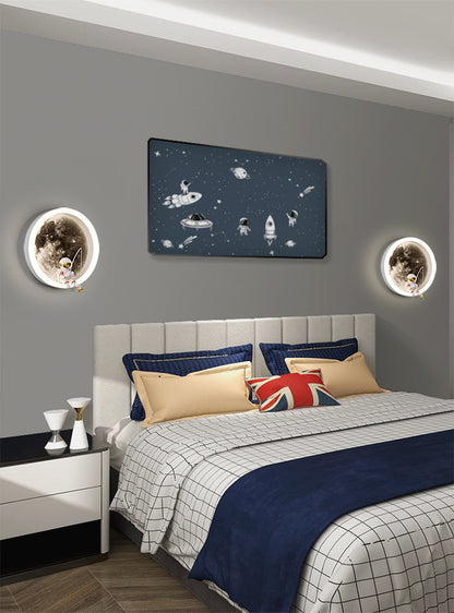 Hot New Items at Buy Center: Internet Celebrity Moon Wall Lamp Modern Minimalist