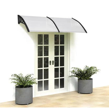 Outdoor Front Door Window Awning Patio Canopy Rain Cover UV Protected Eaves RT Buy Center