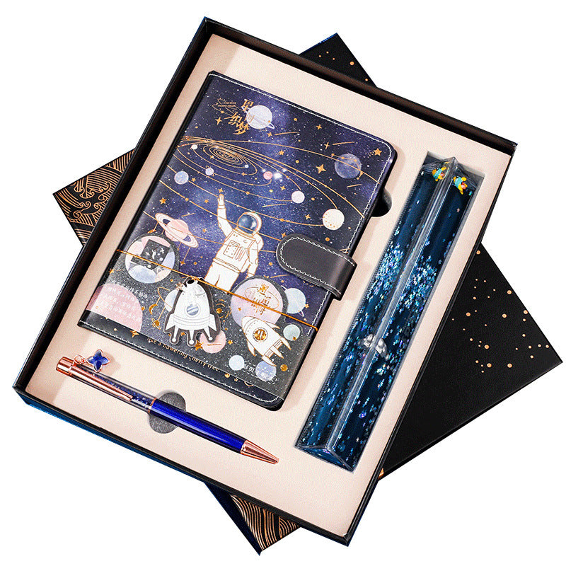 Fresh on the Scene at Buy Center: Galaxy Dream Coloring Page Notebook Cute Cartoon Astronaut