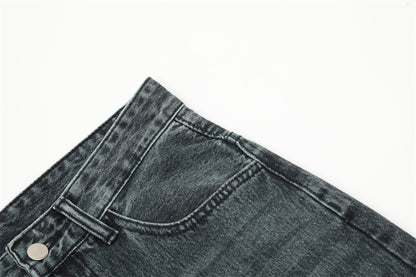 Fresh on the Scene at Buy Center: Men's Marble Pattern Washed And Worn Jeans