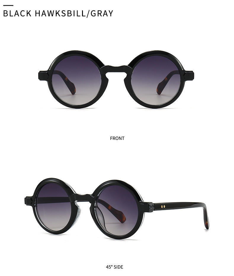 Fresh Arrivals at Buy Center: European And American Retro Artistic Sunglasses Modern Charm INS Style Round Sunglasses