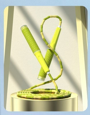 Hot New Items at Buy Center: Bamboo Bead Soft Bead Non-knotted Children Fitness Rope Green