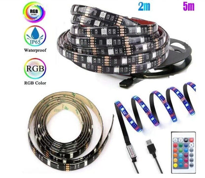 Fresh on the Scene at Buy Center: USB LED Light Strip 2-5M RGB Color 5050 Color Changing With TV Kitchen Lighting