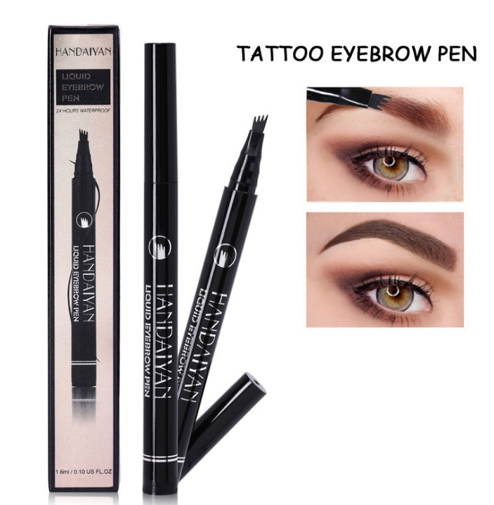 Trending Now at Buy Center: Microblading Eyebrow Pencil Waterproof Fork Tip Tattoo Pen Tinted Fine Sketch Eye Brow Pencils Long Lasting Eyebrows