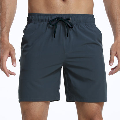 Hot New Items at Buy Center: Men's Casual Sports Shorts Fashion Vacation Beach Swimming Trunks Dark Gray