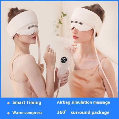 Hot New Items at Buy Center: Head Massager Electric Heating Air Bag Massage Cap Head Cervical Vertebra Head Eye Massage Instrument