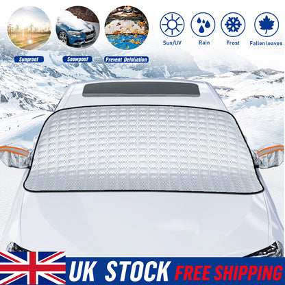 Now Available at Buy Center: Layers Magnetic Car Windscreen Cover Winter Ice Frost Snow Protector Sunshade