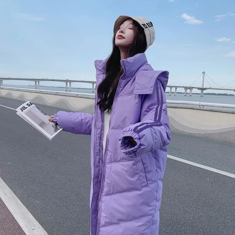 Thickened Cotton Padded Coat Hooded Zip Jacket Buy Center