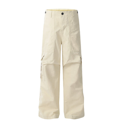 Fresh Arrivals at Buy Center: Fashion American Multi-pocket Cargo Pants Men Apricot