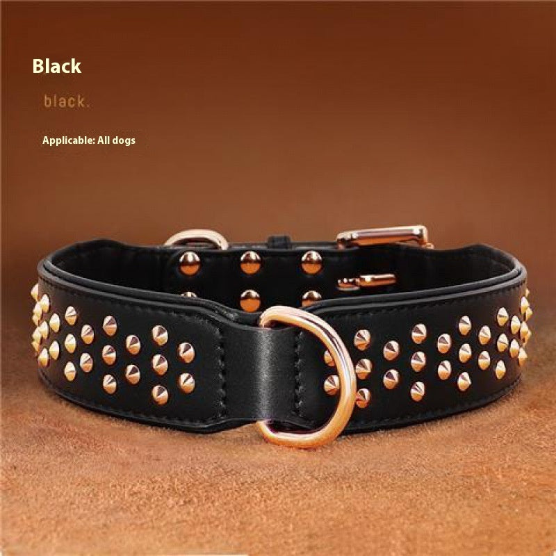 Newly Released at Buy Center: Dog Rivet Collar Anti-bite Black