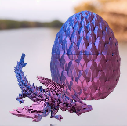 Hot New Items at Buy Center: Print Dragon Ornaments Colorful Movable Crystal Creative Christmas Easter Eggs