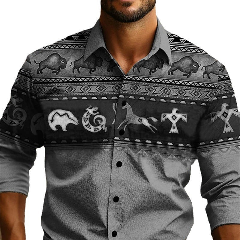 Hot New Items at Buy Center: 3D Digital Printing Shirt Casual