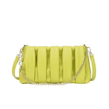 Buy Center Hot Pick-Women's Fashion Pleated Shoulder Underarm Bag Apple Green