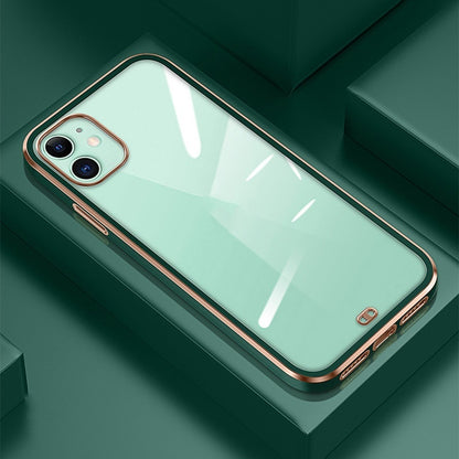 Just Arrived at Buy Center: Straight Edge Transparent Soft Case Plating Protective Sleeve Dark Green