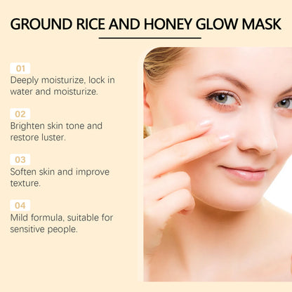 Buy Center Handpicked- Rice Honey Nourishing And Brightening Facial Mask Moisturizing