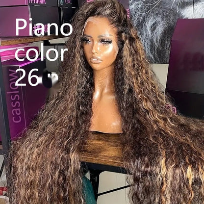 Buy Center Hot Pick-Foreign Trade European And American Fashion Front Lace Wig Cross-border African Hot Selling Piano Color Small