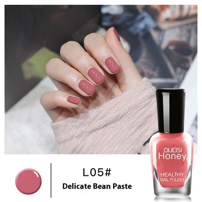 Just Arrived at Buy Center: Water-based Peelable Tearable Nail Polish 8ml 05 Demure Bean Paste Color 8ml