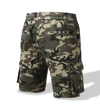 New at Buy Center: Men's Straight Casual Pants Camouflage Multi-pocket Workwear Shorts