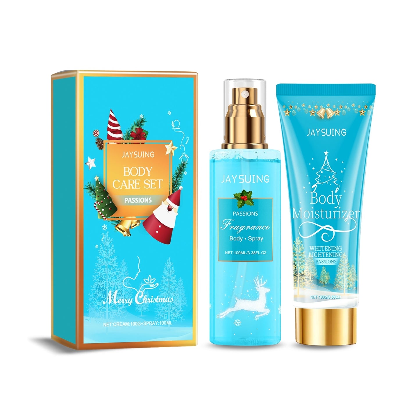 Fresh on the Scene at Buy Center: Christmas Fragrance Body Care Set Passion Fragrance