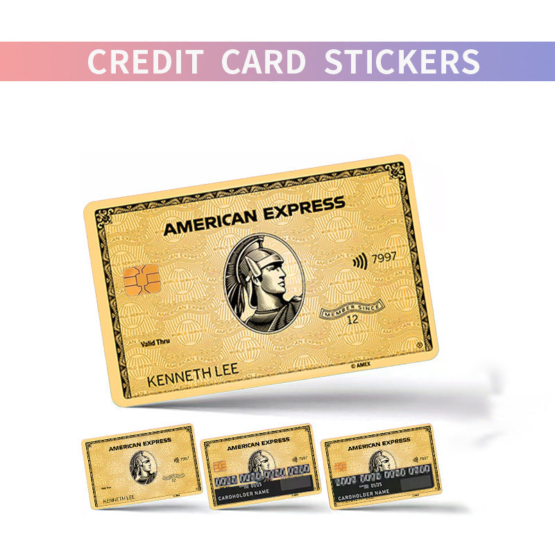 Credit Card Personalized Stickers Buy Center