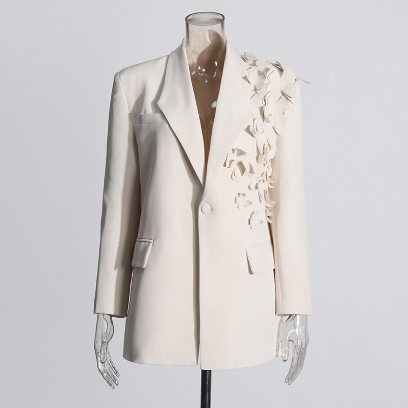 Stitching Three-dimensional Butterfly Decorative Suit Jacket Buy Center