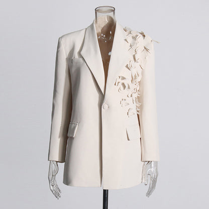 Stitching Three-dimensional Butterfly Decorative Suit Jacket Buy Center