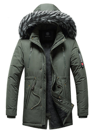 Casual Korean-style Cotton-padded Coat For Men