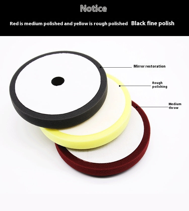 Newly Released at Buy Center: Car Beauty 6-inch Polishing Sponge Wheel Thick Medium Fine