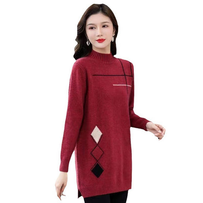 Western Style Inner Matching Coat Base Knitting Woolen Skirt Buy Center