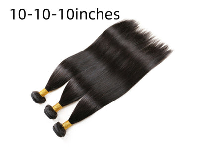 Buy Center Top Pick- Brazilian real hair wig 10and10and10 three piece set