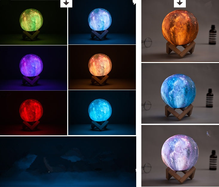 3D Printing Lunar Light Painting Creative Gift Night Light Buy Center