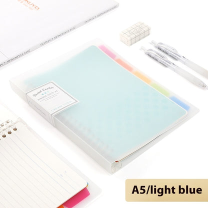 Buy Center Hot Pick-Loose Spiral Notebook Shell Pastel Cookie Soft Light Refill B5 Plaid Impression A5 A5 Pastel Cookie Blue