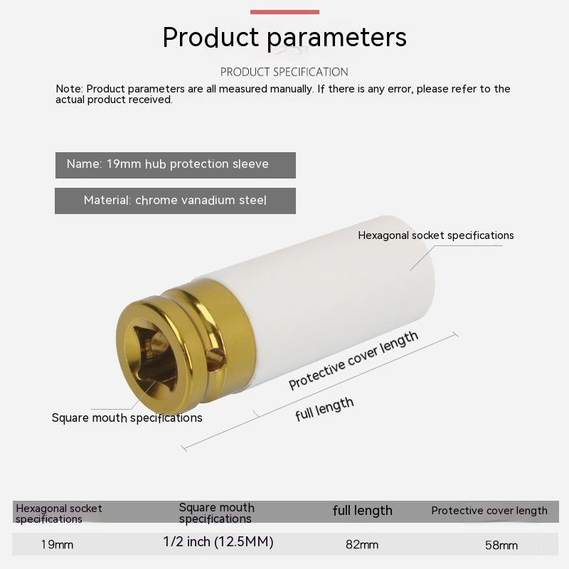 Newly Arrived at Buy Center: Pneumatic Wrench Tire Screw Hexagon Socket Single 19mm