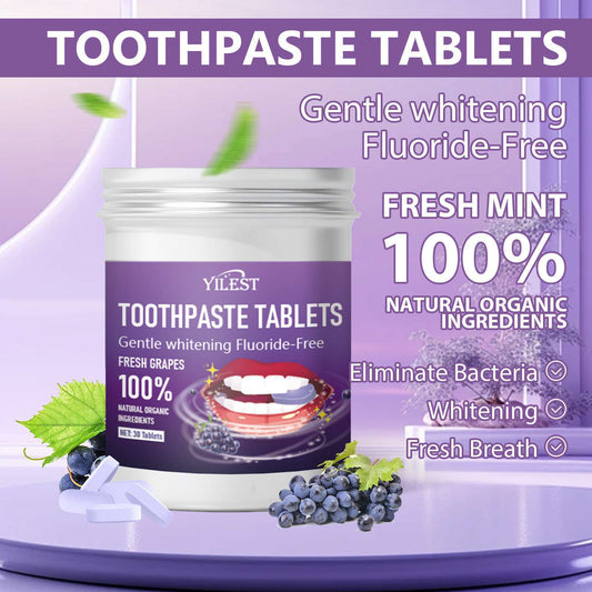 All English Solid Toothpaste Tablets Portable