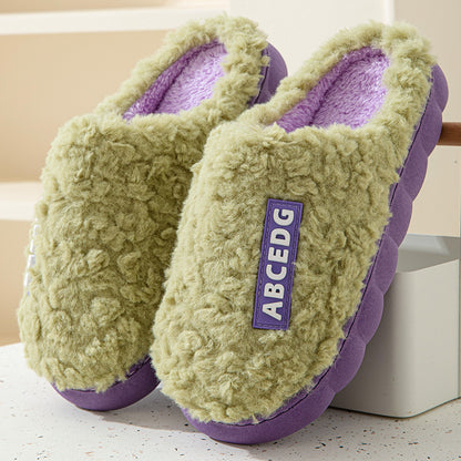 Indoor Warm Thickened Couple Cotton Slippers Buy Center