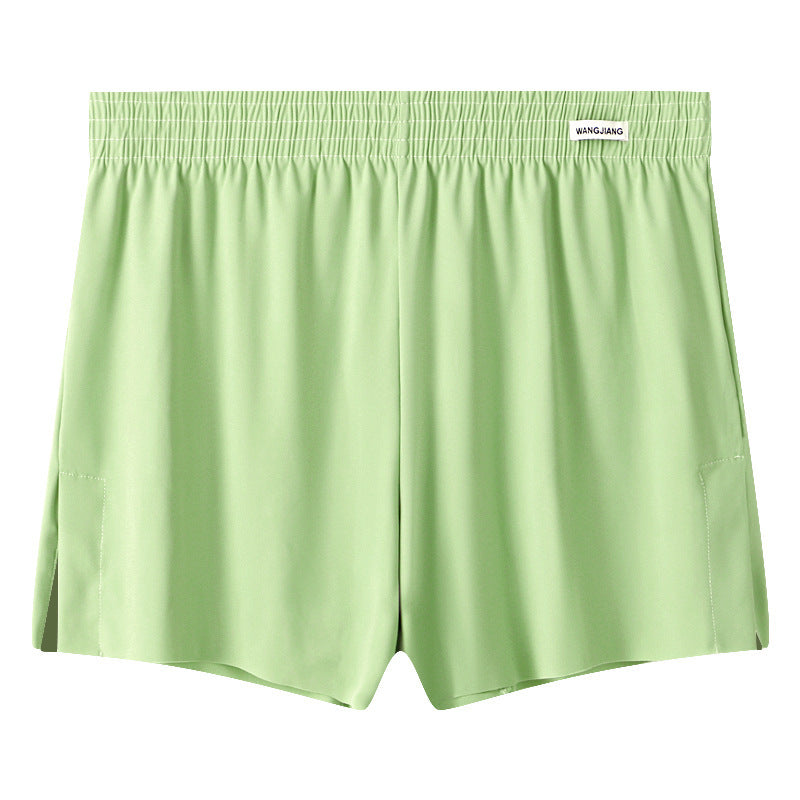 Newly Arrived at Buy Center: Men's Summer Exercise Workout Quick-drying Ice Silk Shorts Matcha