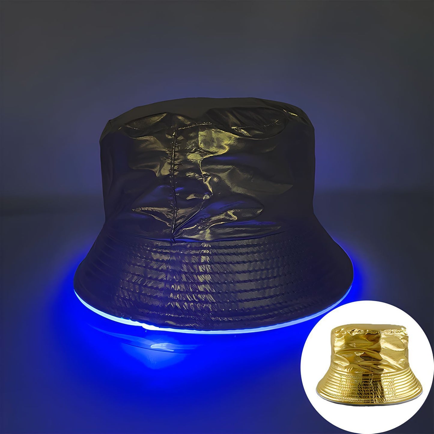 Bar Disco Glowing Bucket Hat Halloween Party LED Light Buy Center