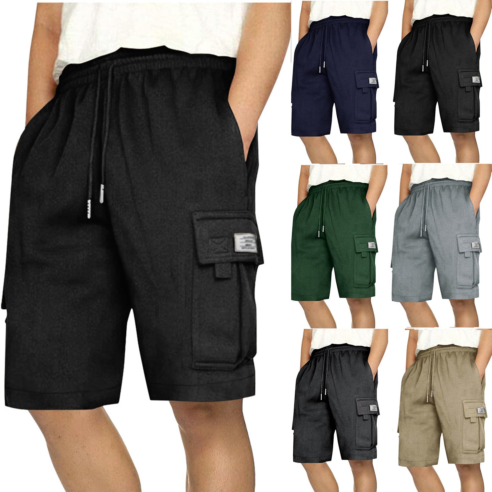 Workwear Shorts Men's Summer Korean Style Buy Center